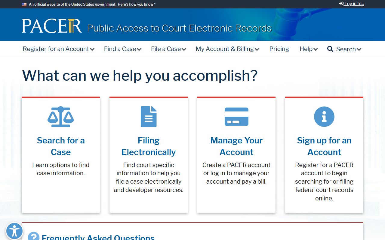 Fleming County Circuit Court Clerk records and PACER federal court account access