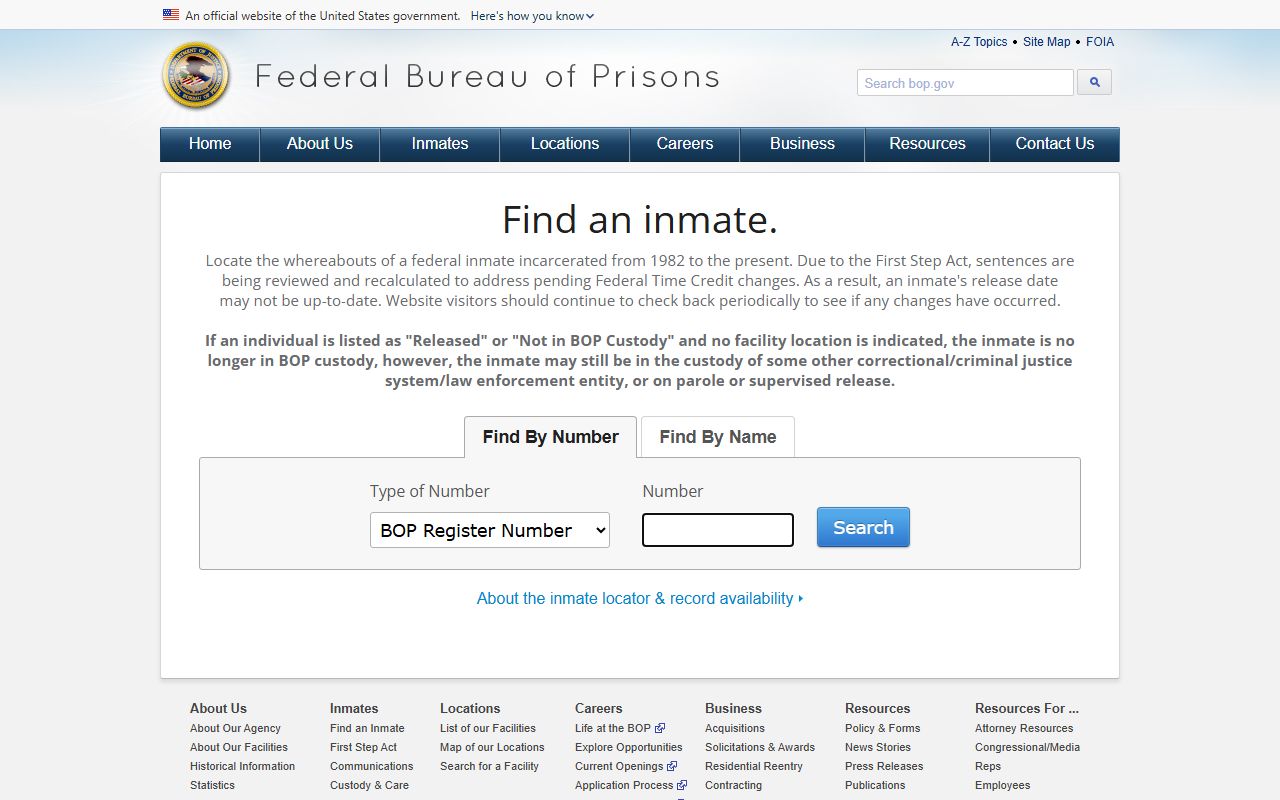 Fleming County inmate records Federal Bureau of Prisons inmate locator