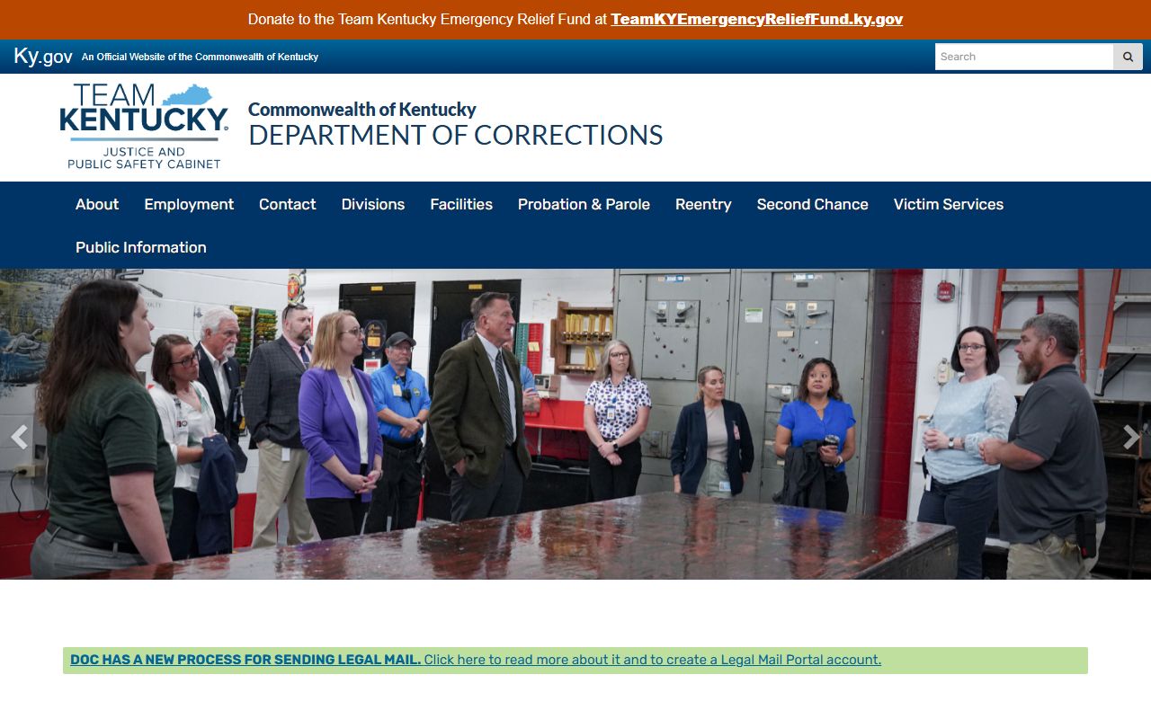 Fleming County inmate records Kentucky Department of Corrections lookup source